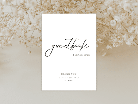Wedding Guest Book Stationery Cards