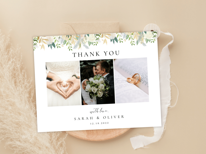 Modern Sage Green And Gold Wedding Thank You 2