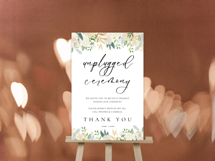 Modern Sage Green And Gold Wedding Unplugged Ceremony 1