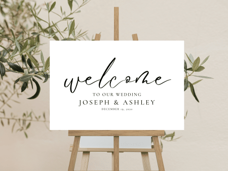 Free Wedding Welcome Sign Templates Canva