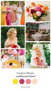 Wedding Inspiration: Fun Bright & Vibrant Wedding Mood Board