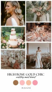 Wedding Inspiration: Rose Gold Chic Wedding Mood Board
