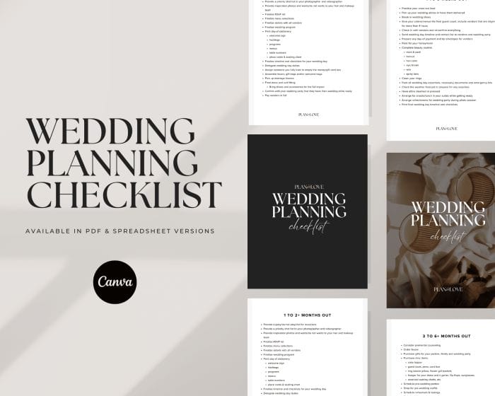 Wedding Planning Checklist Free Preview Thumbnail 2