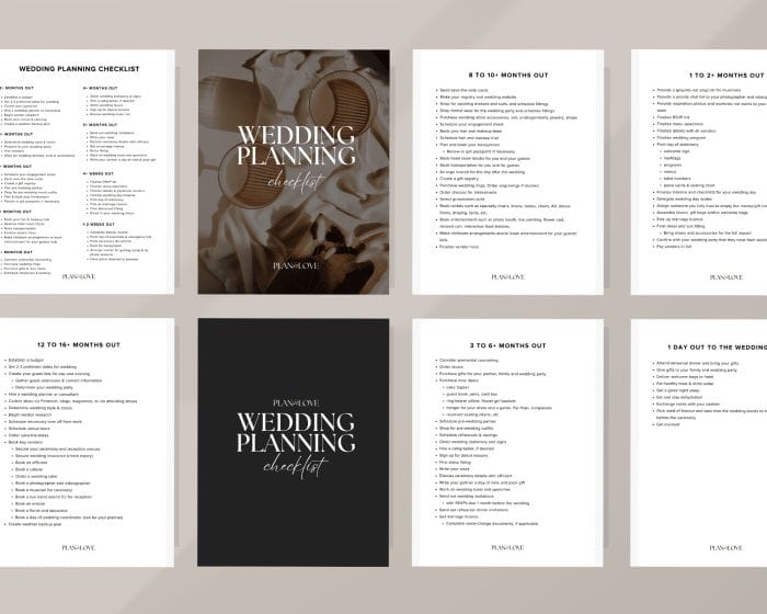 Wedding Planning Checklist Free Preview Thumbnail