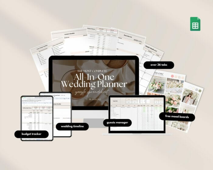 All In One Wedding Planner