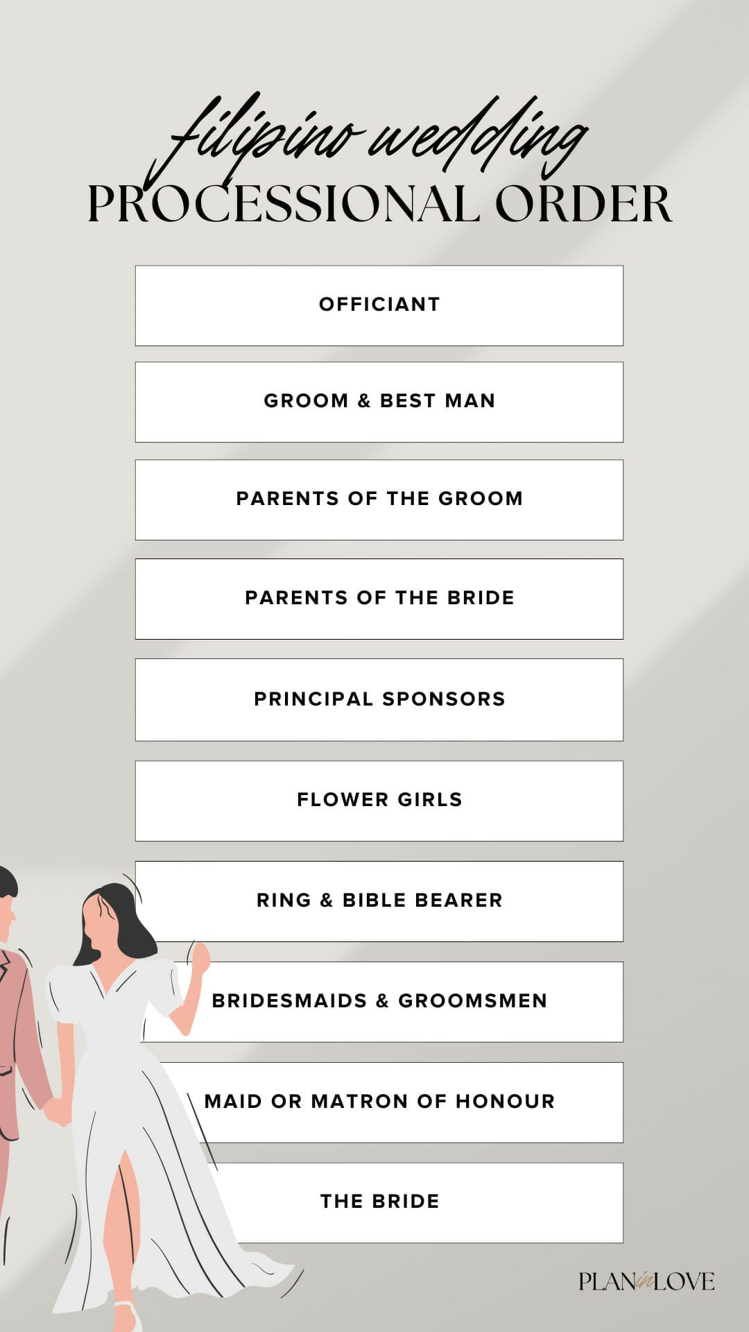 Philippine Wedding Checklist