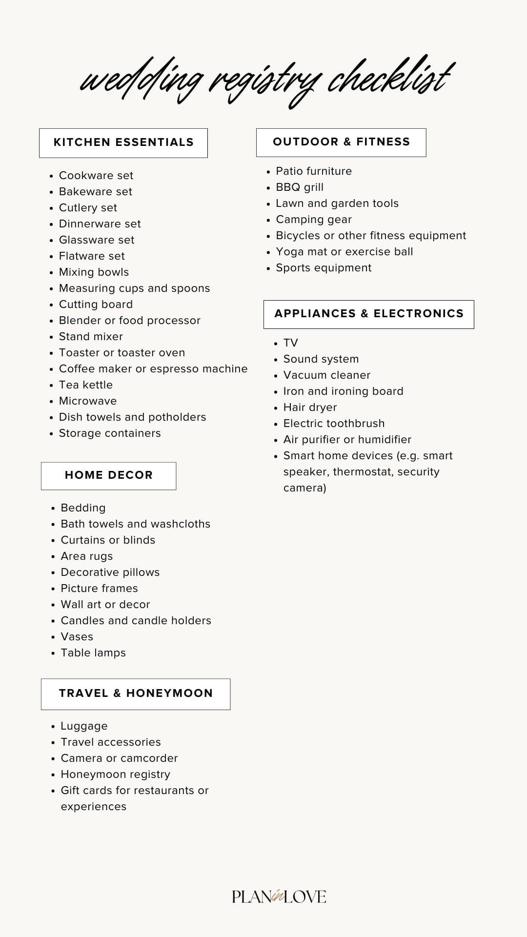 ultimate registry checklist