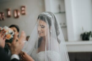 Does The Color Of My Veil Have To Match My Bridal Gown Exactly?
