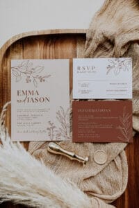 The Best Fall Wedding Invitations That Will Wow Your Guests
