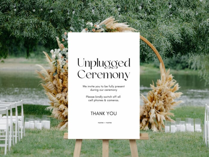 Modern Luxe Unplugged Ceremony 2
