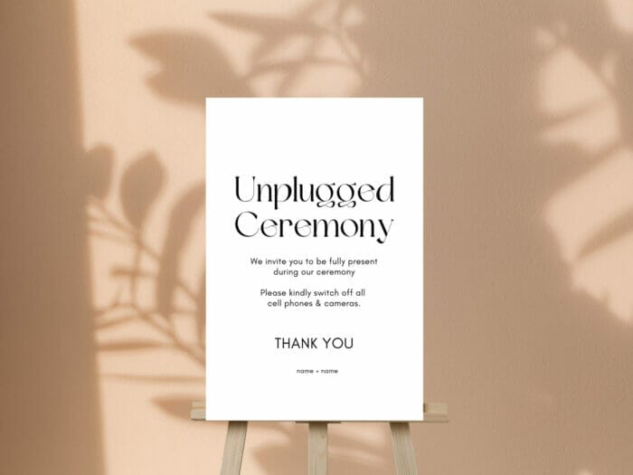 Modern Luxe Unplugged Ceremony 3