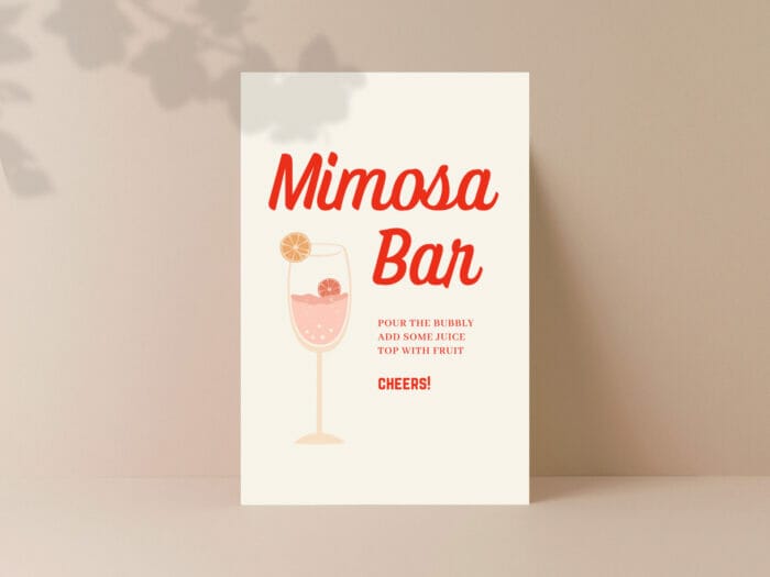Retro Revival Mimosa Bar 2